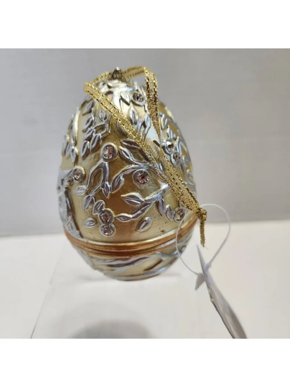 Disney The Nutcracker And The Four Realms Gold & Silver Owl Ornament With Gem Ac